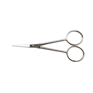 009-400 Ayrık Saplı Nakış Makası No: 4 İnç / 10,16 Cm - Nikel Kaplama