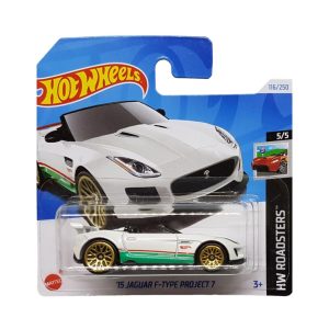 Hot Wheels Marka 1/64 Ölçek 15 Jaguar F-Type Project 7 Model Oyuncak Araba