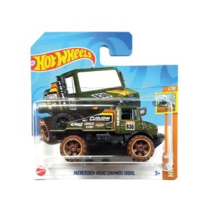 Hot Wheels Marka 1/64 Ölçek Tekli Regular Arabalar HTB24 Hw Dirt / Mercedes - Benz Unimog 1300L Model Oyuncak Araba