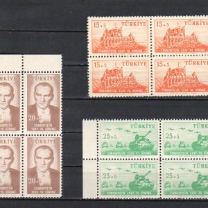 1958 Europa CEPT MNH Dörtlü Blok