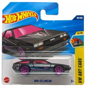Hot Wheels Marka 2025 Tekli Araba Dmc Delorean 5/10 Model Oyuncak Araba
