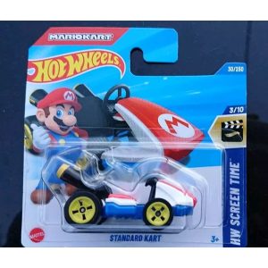 Hot Wheels Marka 2025 Tekli Araba Standart Kart (Mario) 3/10 Model Oyuncak Araba