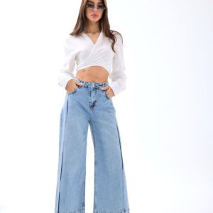 7356 KOT PANTOLON-MAVİ
