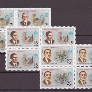 1980 EUROPA CEPT MNH Dörtlü Blok