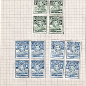 Basutoland Posta Pulları Kral George VI