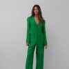 Bel Katlamalı Pantolon Blazer Ceket Takım