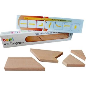 Bemi Tangram Ahşap Ege İle Gaga 4 lü