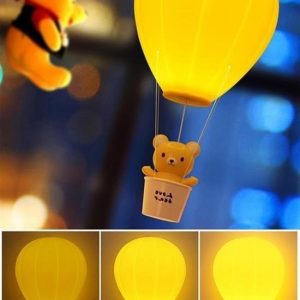 BUFFER® Balonlu Ayıcıklı Eğlenceli Dekoratif Gece Lambası Aydınlatması