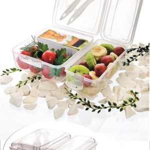 BUFFER® Takeaway Ergonomik Asorti Çatal Bıçaklı Pratik Yoğurt Saklama Kabı