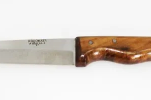Bursa İnce Küt Kasap Bıçağı No:2, 15,5 Cm - Ahşap Sap