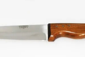 Bursa İnce Küt Kasap Bıçağı No:3, 17 Cm - Ahşap Sap