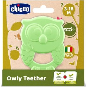 Chıcco Owly Diş Kaşıyıcı 3-18 Ay - Yeşil