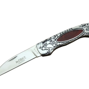Cr 0124 Rd Kamp Çakı 20 Cm - Metal Desenli Sap, Kılıflı, Kutulu