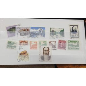 Erken Döneme Ait Koleksiyonluk Çin Pulları 6 Yapraklı Defter Halinde
