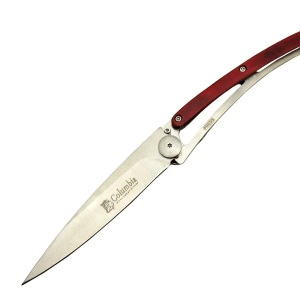 Ext 2990d Deejo Kırmızı Kamp Çakı 22,5cm- Manuel, Kemerlikli, Ultra Hafif
