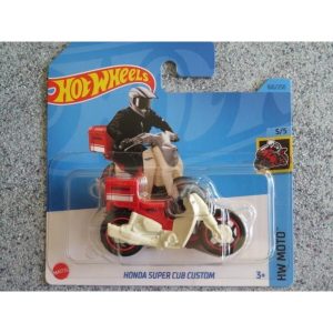 Hot Wheels Marka H3H 160 HONDA SUPER CUB CUSTOM bike red 2023 160/250 CaseH New Cast- HKG43 Model Oyuncak Araba