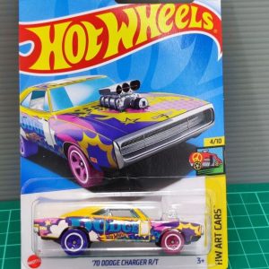 Hot Wheels Marka 70 DODGE CHARGER R/T 2024 HTB76 Model Oyuncak Araba