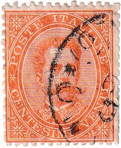İtalya Krallığı  Umberto I Dönemi Pulu 1879