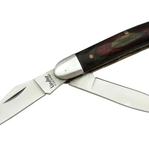 K-21 Linder Çiftli / Çift Ağızlı Çakı 14,5 Cm - Ahşap Saplı, Manuel