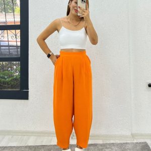 Kadın Yüksek Bel Hürrem Pantolon