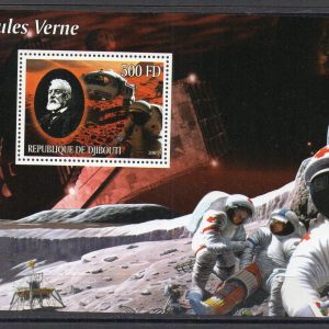 2007 Cibuti Jules Verne Temalı MNH Blok - 3