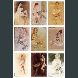 Pin-up Kartpostal Seti - 2