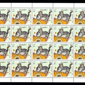 1997 Somali Kediler MNH Tam Takım Tabaka