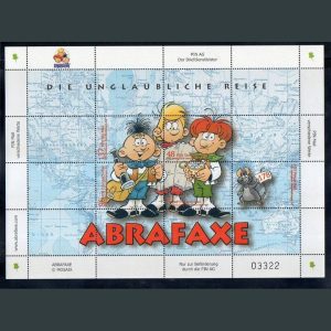 2005 ABRAFAXE Blok 2 (PİN AG Posta Şirketi Pulu)-Nadir, Alman Özel Posta Şirketi Emisyonu, Nominal: 3,22 €