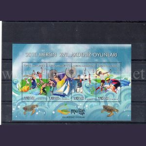 2013 Mersin Akdeniz Oyunları Blok - MNH