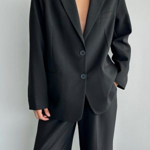 Oversize Ceket - Siyah
