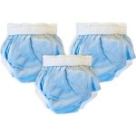Pierre Cardin 3'lü Alıştırma Külodu 16-22kg - Mavi
