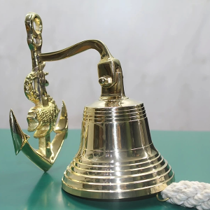 Pirinç Duvara Asmalı Çapalı Çan 6098