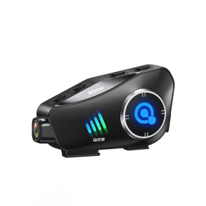Q28 Motosiklet Kask Bluetooth Kulaklık 1080p Kamera Interkom Kulaklık Su Geçirmez Intercom