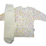 Sema Baby Bebek Pijama Takımı 0-3 Ay - Krem