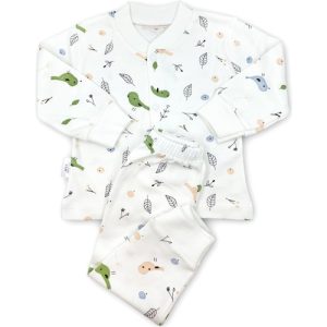 Sema Baby Happy Birds Bebek Pijama Takımı 0-3 Ay