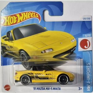 Hot Wheels Marka 91 Mazda MX-5 Miata Model Oyuncak Araba