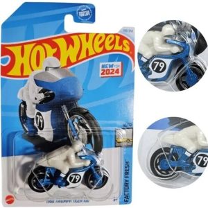 Hot Wheels Marka Tekli Motorsiklet - Tr iumph Tiger 100 Model Oyuncak Araba