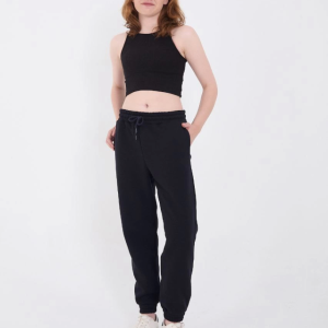 Üç İplik Basic Lastikli Eşofman Pantolon - Lacivert