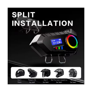 Y30 Kask Kulaklık Bluetooth Motosiklet Kulaklık Rgb Radyolu Intercom
